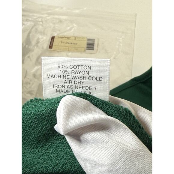 Longaberger New Large Desk Fabric Basket Liner, Ivy, 81-01 - Picture 4 of 8